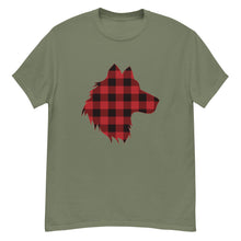 Load image into Gallery viewer, FLANNEL WOLF RED