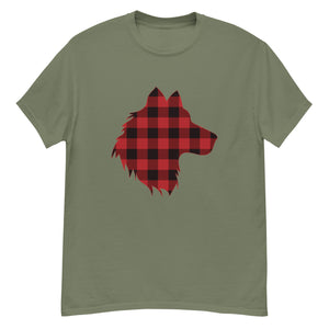 FLANNEL WOLF RED
