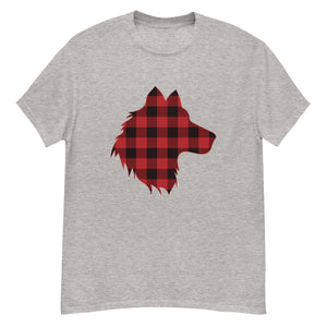 FLANNEL WOLF RED