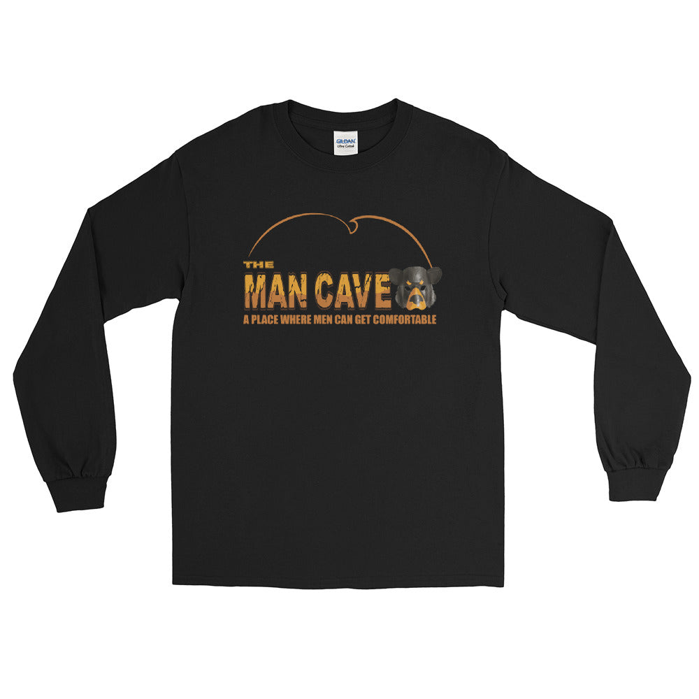 THE MAN CAVE 2 Men’s Long Sleeve Shirt - Two on 3rd