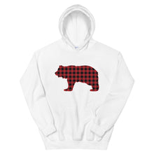 Load image into Gallery viewer, FLANNEL GRIZZLY RED Hoodie - Two on 3rd