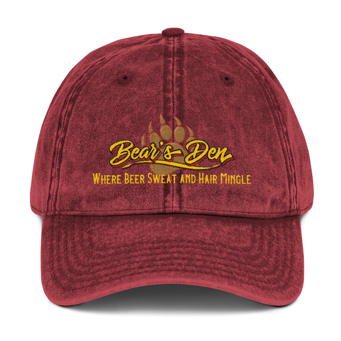 BEAR'S DEN Vintage Cotton Twill Cap - Two on 3rd