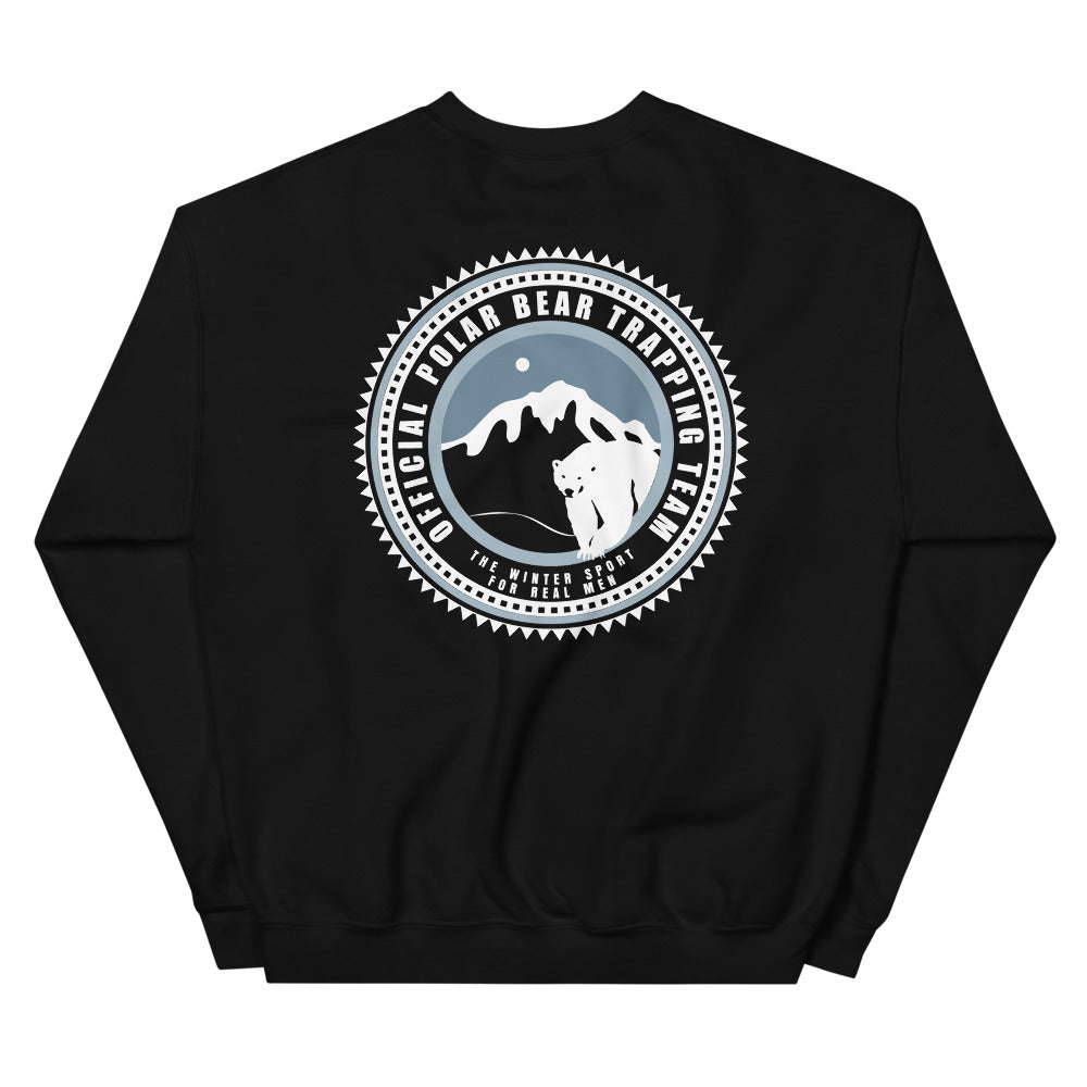 TRAPPING TEAM Back Print Sweatshirt - Two on 3rd