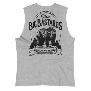 BIG BASTARDS Back Print Muscle Shirt - Two on 3rd