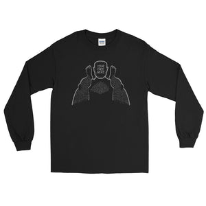 YOUR FACE HERE Long Sleeve T-Shirt - Two on 3rd