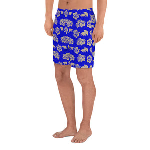 PARADISE All-Over Print Men's Athletic Long Shorts - Two on 3rd