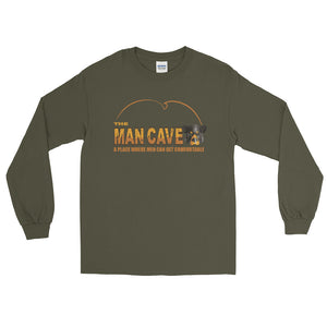 THE MAN CAVE 2 Men’s Long Sleeve Shirt - Two on 3rd