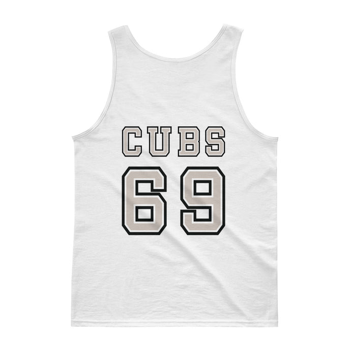 Cubs 69 Tank top- Print on Front & Back - Two on 3rd