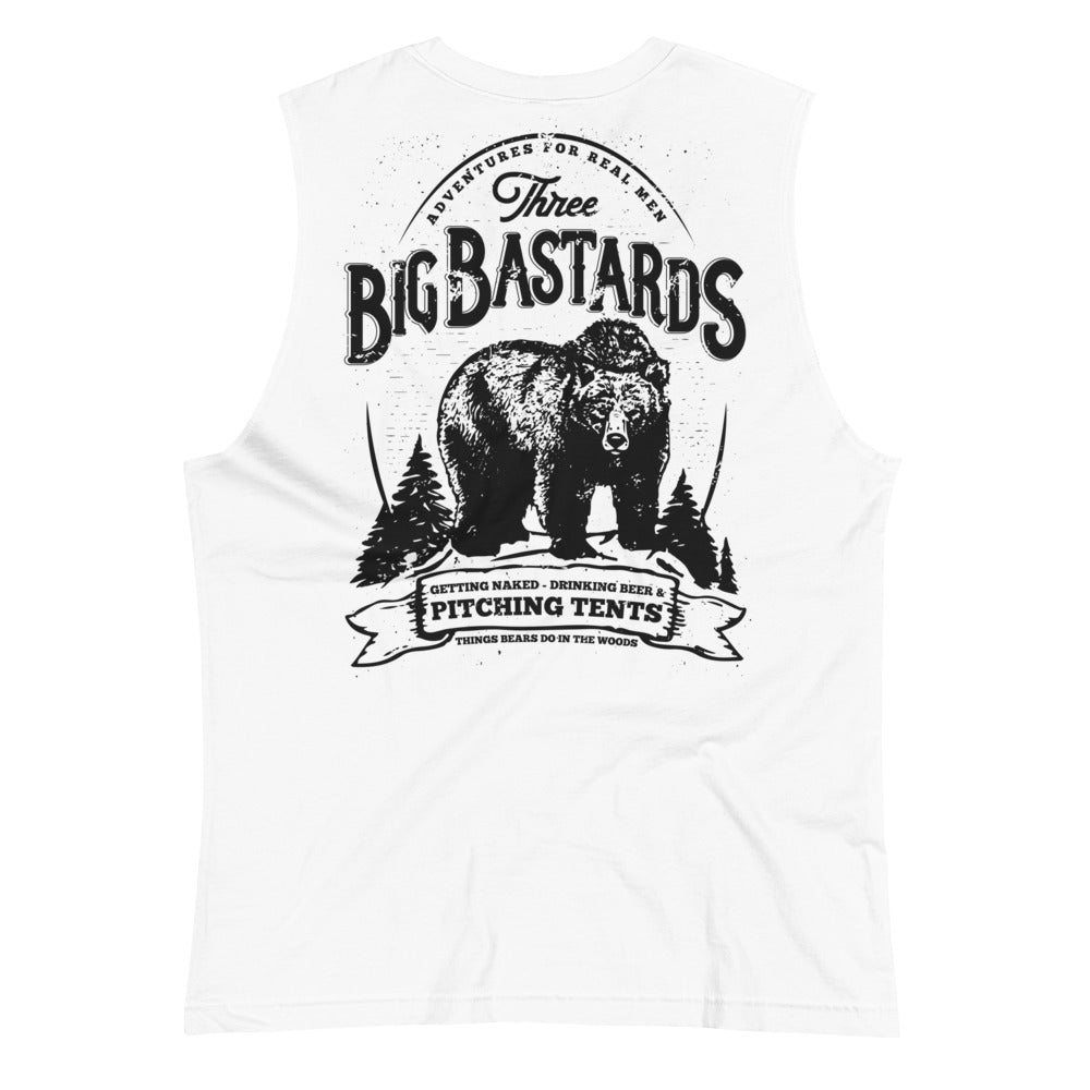 BIG BASTARDS Back Print Muscle Shirt - Two on 3rd