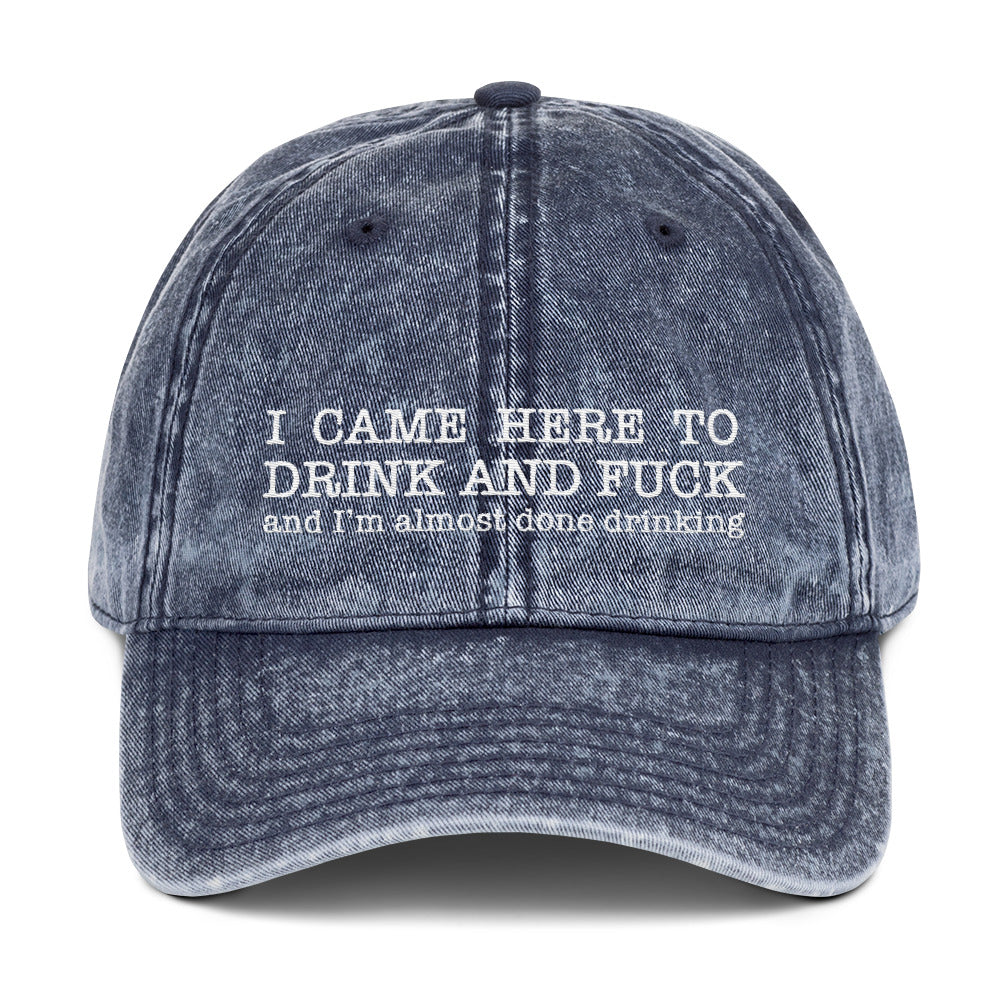 I Came... Vintage Cotton Twill Cap - Two on 3rd