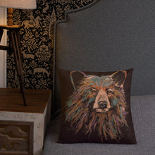 Load image into Gallery viewer, GALLERY GRIZZLY THROW PILLOW