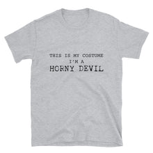 Load image into Gallery viewer, HORNY DEVIL Short-Sleeve Unisex T-Shirt - Two on 3rd