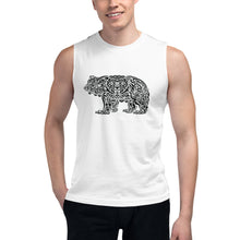 Load image into Gallery viewer, Grizzly Tribal Muscle Shirt - Two on 3rd