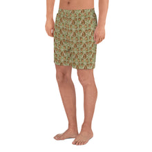 Load image into Gallery viewer, Pollinate All-Over Print Men&#39;s Athletic Long Shorts - Two on 3rd