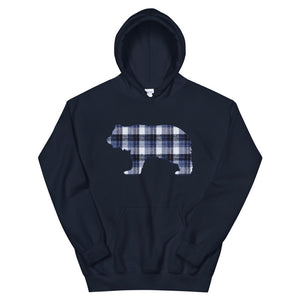 FLANNEL GRIZZLY BLUE Hoodie - Two on 3rd