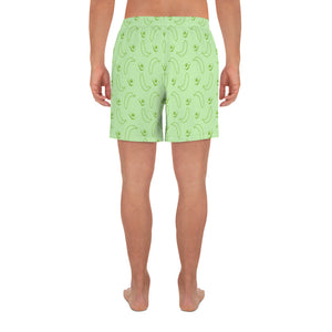 AVOCADOS All-Over Print Men's Athletic Long Shorts - Two on 3rd