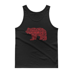 Red Bear Talk Tank top - Two on 3rd