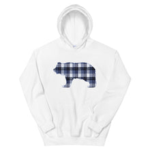 Load image into Gallery viewer, FLANNEL GRIZZLY BLUE Hoodie - Two on 3rd