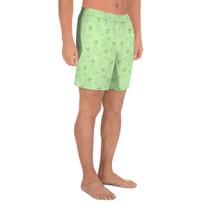 AVOCADOS All-Over Print Men's Athletic Long Shorts - Two on 3rd