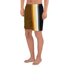 Load image into Gallery viewer, BEAR PRIDE All-Over Print Men&#39;s Athletic Long Shorts - Two on 3rd