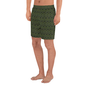 CAMMO All-Over Print Men's Athletic Long Shorts - Two on 3rd